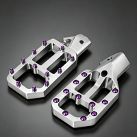 Pédales légères en aluminium 6061AL usinées CNC pour la modification des repose-pieds de vélo électrique Sur Ron Light Bee X S