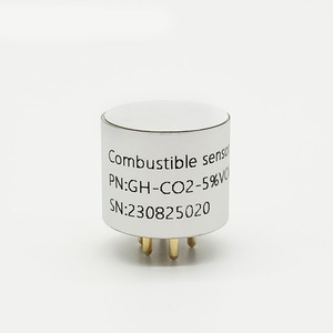 0-20%VOL IR Infrared CO2 Gas Sensor Module with NDIR Technology CE Certified Stainless Steel T9025S Response Time - Product Image 2
