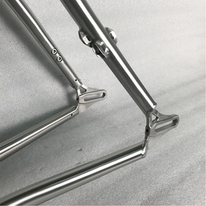 ลดราคาพิเศษ โครงจักรยานไทเทเนียมแบบขับเคลื่อนด้วยสายพาน Oem 29 Plus และระบบ Rohloff Sliding Dropouts - Product Image 6