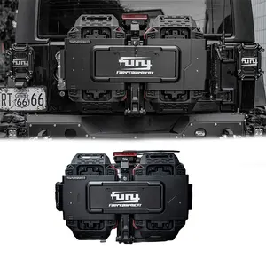 Fury 2018 + Accesorios Equipo de portón trasero con cajas de aceite de 7.5L, estante de luz de freno alto para Jeep Wrangler JL - Product Image 1