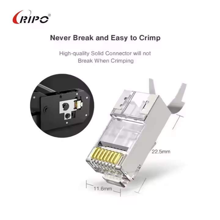 Rj45 Ethernet Plug Gold Plated Network Connector Cat6 Cat7 Cat8 Pass Through STP Connector 50u Gold Plated 8p8c Modular Plugs Ftpstp 4421657874427365 Ru3pyb Rj45 Ethernet Plug Gold Plated Network Connector Cat6 Cat7 Cat8 Pass Through STP Connector 50u Gold Plated 8p8c Modular Plugs Ftpstp 4421657874427365 Ru3pyb
