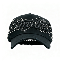Nouvelles casquettes de baseball sportives de luxe originales brodées à large bord avec strass, doublure en satin 5 panneaux, Gorra 31 Hats