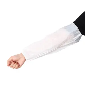 Y tế sử dụng duy nhất tay bìa nhựa dùng một lần PE tay áo cánh tay bìa trên tay áo