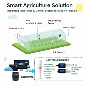 Solución de Agricultura Inteligente IoT, Invernadero, Riego de Precisión, Alerta Temprana de Plagas, Análisis en la Nube, Estación Meteorológica, <span class=keywords><strong>Sensores</strong></span> de Suelo - Product Image 3