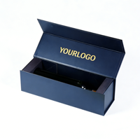Caja para Botellas, Caja Rígida Magnética para Vino y Licores con Estampado en Dorado y UV, Empaque de Regalo Resistente