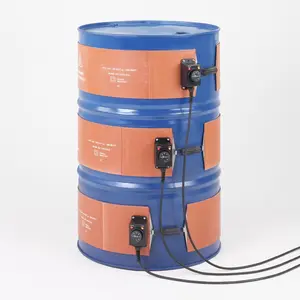 Price Stainless Steel Drum Custom Styling Silicone Rubber Oil Barrel Heater For Industrial Use