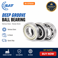 Roulement à billes à gorge profonde certifié en acier au chrome P5 C3 50*90*20 mm 6005 2RS 6208 6210ZZ 6211 2RS à bon prix pour micromoteurs