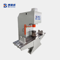 Presse hydraulique à colonne unique Boreino C-type personnalisée avec table extensible 100/250t, servomoteur à rotor, réservoir sous pression et roulement