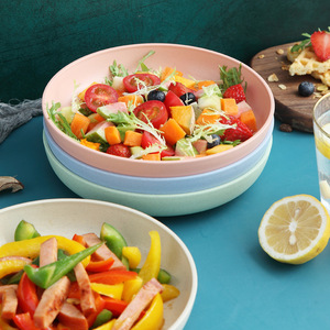 Unbreakable <strong>Cereal</strong> <strong>Bowls</strong> Wheat <strong>Straw</strong> Fiber Lightweight Bow Wheat <strong>Straw</strong> Eco-Friendly Degradable Dishes - Product Image 3