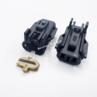 Conector de automoción hembra negro sellado de 2 vías serie SWP, 21-30-30 cm, 2 vías, 2 vías