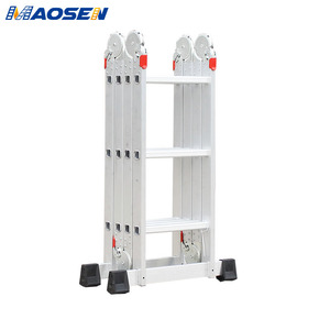 Échelle escamotable pliable domestique à prix abordable 4x3 4x4 4x5 4x6 3.6M 4.7M <span class=keywords><strong>5</strong></span>.7M 6.7M - Product Image 3