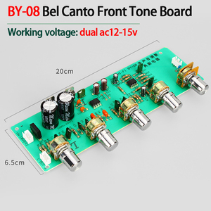 <span class=keywords><strong>Préamplificateur</strong></span> audio BY08 2.0 HIFI AN4558, réglage des basses, des médiums et des aigus, carte <span class=keywords><strong>préamplificateur</strong></span> audio finie avec contrôle de tonalité - Product Image 2