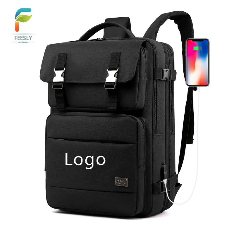 fashion laptop backpack waterproof laptop usb charging men women professional travel luxury high quality hot selling school bag