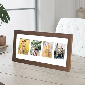 Décoration de la maison Art Vintage Deux Trois Quatre Cinq Photos Collage <span class=keywords><strong>Cadre</strong></span> Cadres En Bois Naturel Affichage 4x6 Photos - Product Image 5