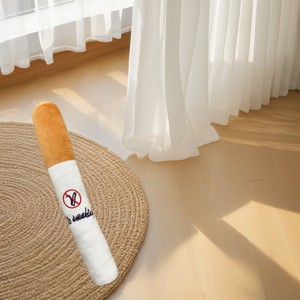 Cute Plush <b>Toy</b> Model Cigarette Butt Funny Quit Smoking Sleeping Doll PP Cotton Birthday Stress Relief Embroidered Comforter - Product Image 1