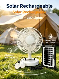 Ventilateur solaire LED économique pour voiture, ventilateur électrique et solaire portable avec USB et lumière - Product Image 3