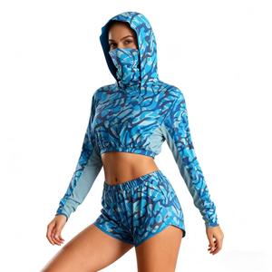 Top-notch Quality Custom Hunting Hoodie UV Protection Long Sleeve Hoodie <strong>Fishing</strong> Shirt Women <strong>Face</strong> <strong>Mask</strong> Hoodie - Product Image 1