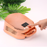 Lampe à ongles professionnelle 96w Pro Cure sans fil à double lumière rechargeable, sécheuse de gel sans fil, lampe UV LED pour salon de manucure et pédicure