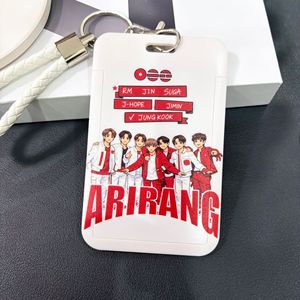 พวงกุญแจการ์ดโฮลเดอร์ทัวร์โลกปี 2026 ของวงไอดอลเคป๊อป ทีมดาราเกาหลี พร้อมสายคล้องสีขาว - Product Image 3