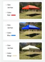 Tente à armature en acier épais, résistante au vent et à l'eau, imprimée sur mesure, octogonale 3x3m, gazebo pour salon professionnel, exposition, événement extérieur