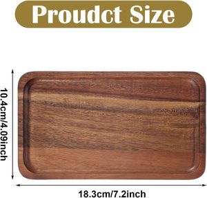 ถาดเสิร์ฟรูปไข่ จานไม้ตกแต่งสำหรับใส่ชา ผลไม้ ผัก ขนมปัง ของหวาน เค้ก ภาชนะบนโต๊ะอาหาร - Product Image 4