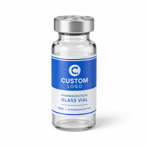 Biotech Style Custom Logo Self Adhesive Bottle <b>Labels</b> Suitable for Peptide Specimen Xilin Vial Batch Classification - Product Image 2