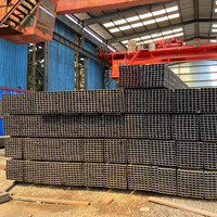 Tubería Cuadrada de Acero al Carbono Soldada ERW EFW SAW A500 Q235 S235JR A36 de 5.8m, 6m, 9m de Longitud, Tubería Rectangular de Hierro Negro