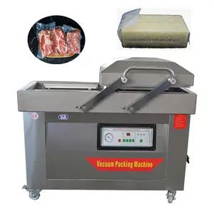 Industrial gas Double Chamber Vacuum Sealer Commercial Food Meat Vaccum Packing Sealing Machine Packaging Equipment