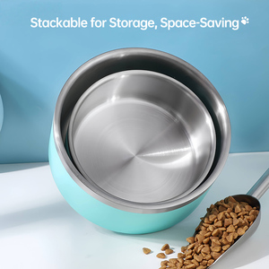 Comedero para Mascotas de Acero Inoxidable 304 Resistente de 66 oz, Tazón para Perros con Base Antideslizante, Aislamiento al Vacío Ecológico para Perros y <span class=keywords><strong>Gatos</strong></span> - Product Image 6