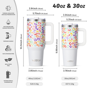 Nuevos productos de marca de China Watersy 40oz 30oz vaso de acero inoxidable taza de café de viaje termo botella de agua para niños - Product Image 2