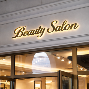 Enseigne lumineuse LED en métal 3D personnalisée pour les magasins de détail, les cafés, les boutiques de desserts, les salons de coiffure, les façades, les halls d'entrée - Product Image 4