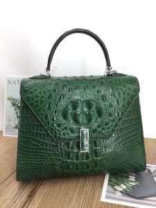 Sac à main pour femme en cuir de crocodile véritable haut de gamme. Prend en charge la personnalisation OEM. Plusieurs couleurs disponibles. - Product Image 2