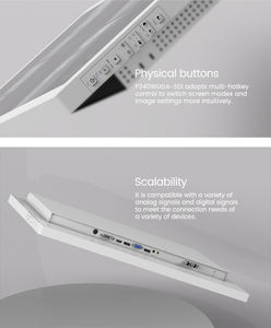 Новый 24-дюймовый медицинский промышленный плоский ЖК-монитор TKUN, 1000 нит, SDI, DVI, интерфейс 2MP, IPS, белый, HD, DP - Product Image 5