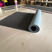 Tapis de yoga TPE de qualité supérieure, épaisseur 6 mm, 183 cm, portable, antidérapant, pour entraînement de danse, fitness, exercices à domicile, Pilates