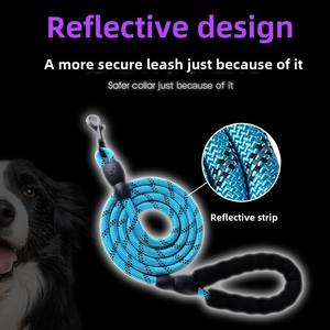 उच्च गुणवत्ता वाले कस्टम अनुकूलित चिकन सबूत 5 मीटर 1.5 मीटर 2 मीटर नायलॉन कुत्ते लीश चिंतनशील रस्सी श्रृंखला गैर-स्ट्रेचिंग हाथ पट्टा - Product Image 3