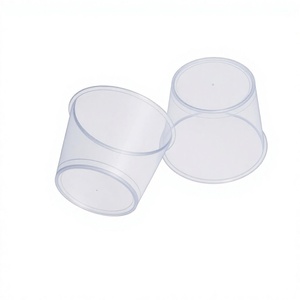 Vaso Redondo de Vidrio de Pared Simple con Asa, 98 mm de Diámetro, con Medidas Grabadas - Product Image 1