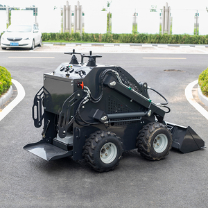 मोटर इंजन पंप गियरबॉक्स सहित डीजल क्रॉलर व्हील आवश्यक घटकों के साथ मिनी स्किड स्टीड लोडर - Product Image 2