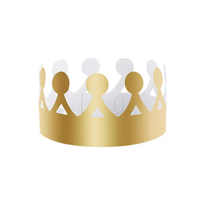 Chapeau de gâteau d'<span class=keywords><strong>anniversaire</strong></span> de style moderne pour enfants et adultes Chapeau en papier décoratif pour accessoire de fête Couronne <span class=keywords><strong>moins</strong></span> chère - Product Image 2