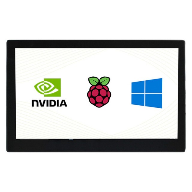 High Resolution 10.1inch Capacitive IPS LCD Touch Screen Monitor 1-10 Points USB Interface Supports Windows 10 for Business New