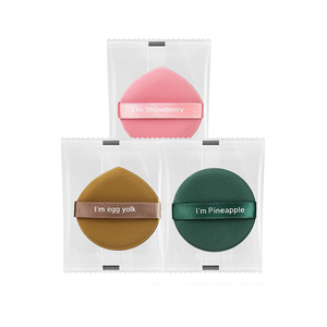 Coussin d'air Puff in Candy Bag Pineapple Pie Dry and Wet Custom Cosmetic Makeup Powder Puff - Product Image 2