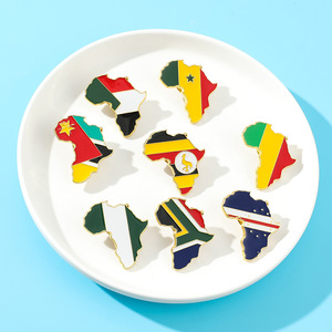 Broche creativo con <span class=keywords><strong>mapa</strong></span> <span class=keywords><strong>de</strong></span> países africanos, bandera <span class=keywords><strong>de</strong></span> Nigeria, <span class=keywords><strong>Marruecos</strong></span>, Malí, Zambia, Senegal, pin <span class=keywords><strong>de</strong></span> solapa esmaltado con <span class=keywords><strong>mapa</strong></span>. - Product Image 4