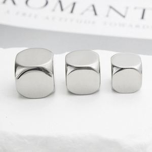 Hot New Blank DIY Stainless Steel Decision <b>Dice</b> Factory Direct Custom Engraved <b>Dice</b> OEM/ODM - Product Image 2