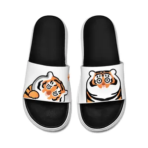 New styles wholesale high quality designer slippers men famous brands cartoon cute tiger women slide sandals hot low prices