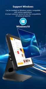 Venta al por mayor de pantalla LED de cliente de 8 pulgadas sistema POS pantalla táctil de escritorio todo en uno Android/Windows 1 año de garantía caja registradora - Product Image 4