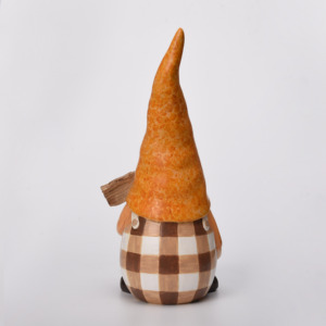 Gnomo in Resina per la Festa del Raccolto Autunnale, Tomte Svedese Fatto a Mano in Stile Scandinavo Nordico, <span class=keywords><strong>Nisse</strong></span> da Tavolo o Regalo - Product Image 2