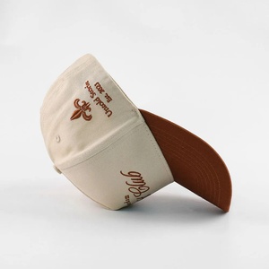Stylish OEM <b>Waterproof</b> 5-Panel Trucker Hats Sports Outdoor Dad Hats Curved Brim Flat Embroidery Baseball <b>Cap</b> - Product Image 3