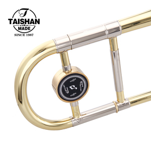 Trombón <span class=keywords><strong>Tenor</strong></span> Profesional de Latón con Estuche y Boquilla - Product Image 3