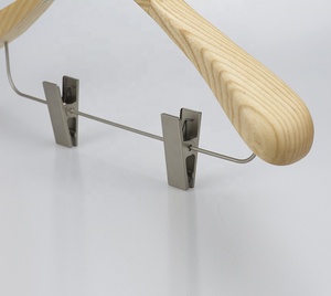 Pemilik barang menjual gantungan baju kayu bahu lebar kualitas tinggi gantungan baju, setelan/mantel - Product Image 4