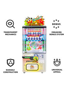 Máquina de Juegos Arcade de Plástico Compacta y Eficiente, que Funciona con Monedas, con Interfaz en Inglés para Entretenimiento - Product Image 2