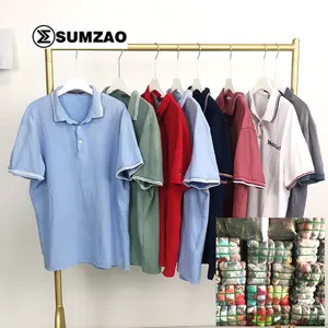 Apparel stockMixed Summer Men T Shirts Bulk Used Clothes Bundle From Japan